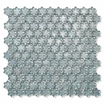 Sicis Petites Fleurs F20 Ortensia Glass Mosaic Tile